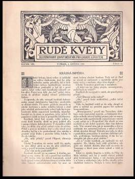 Honoré de Balzac: Rudé květy, KOMPLETNÍ ROČNÍK VII.
