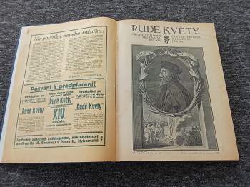 Antonín Macek: Rudé květy - Lidový obrazový čtrnáctidenník pro zábavu a poučení - ročník XIV. - KOMPLETNÍ ROČNÍK