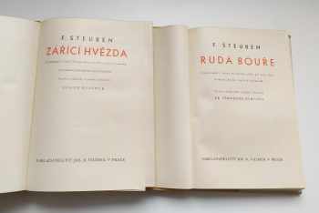 Fritz Steuben: Rudí hrdinové I - IV - Letící šíp + Rudá bouře + Tecumseh a kožená punčocha + Zářící hvězda