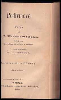 Józef Ignacy Kraszewski: Rudin + Podivínové Díl 1+2 : román