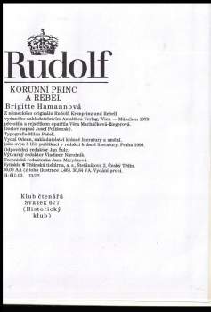 Brigitte Hamann: Rudolf