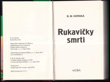 B. M Horská: Rukavičky smrti