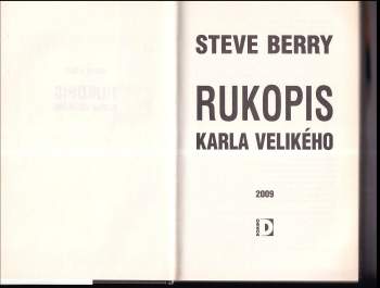 Steve Berry: Rukopis Karla Velikého