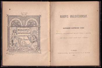 Jan Kořínek: Rukopis Královédvorský