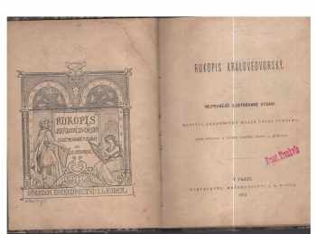 Jan Kořínek: Rukopis Královédvorský