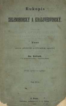 Rukopis Zelenohorský a Královédvorský
