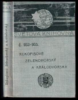 Rukopisové Zelenohorský a Kralodvorský