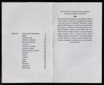 Rukopisy Zelenohorský a Královédvorský