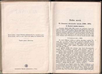 Josef Holub: Rukověť dějin literatury české se zřetelem k čítankám pro ústavy učitelské