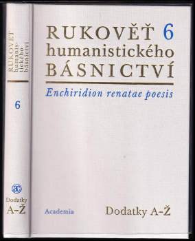 Rukověť humanistického básnictví v Čechách a na Moravě