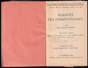 Karel Nohava: Rukověť pro poddůstojníky