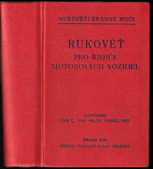 Rukověť pro řidiče motorových vozidel