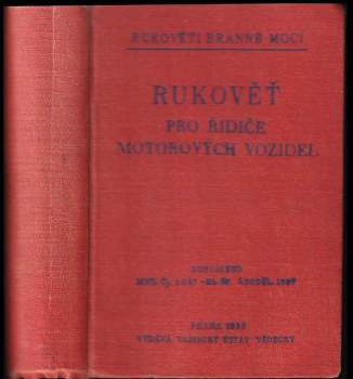 Rukověť pro řidiče motorových vozidel