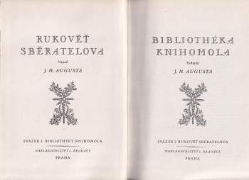 Jan Maria Augusta: Rukověť sběratelova