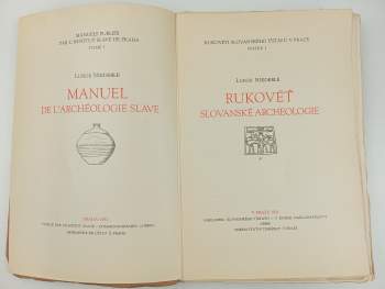 Lubor Niederle: Rukověť slovanské archeologie