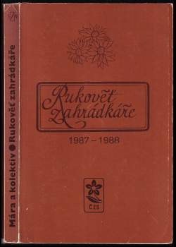 Josef Mára: Rukověť zahrádkáře 1987-1988