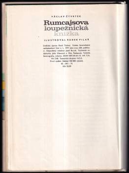Václav Čtvrtek: Rumcajsova loupežnická knížka