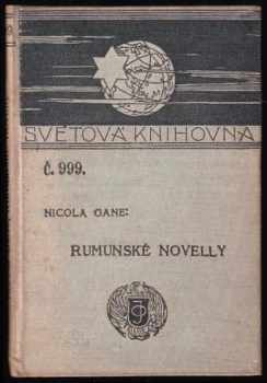 Nicolae Gane: Rumunské novelly