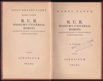 Karel Čapek: R.U.R