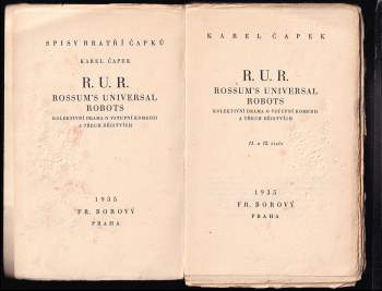 Karel Čapek: R.U.R