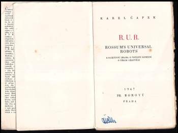 Karel Čapek: R.U.R