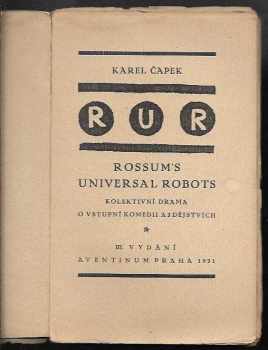 Karel Čapek: RUR
