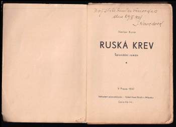 Václav Kuna: Ruská krev