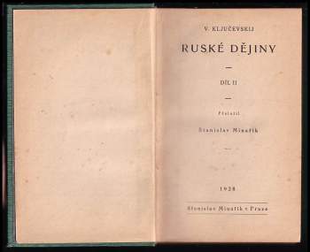 Vasilij Osipovič Ključevskij: Ruské dějiny