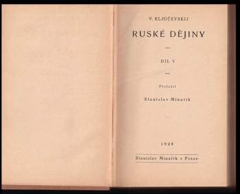 Vasilij Osipovič Ključevskij: Ruské dějiny