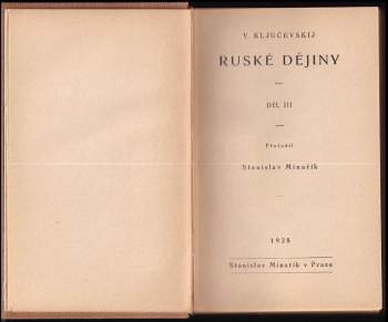 Vasilij Osipovič Ključevskij: Ruské dějiny