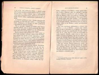 Tomáš Garrigue Masaryk: Rusko a Evropa