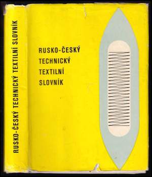 Rusko-český technický textilní slovník