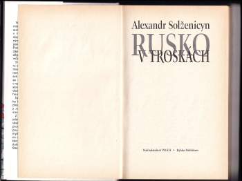 Aleksandr Isajevič Solženicyn: Rusko v troskách