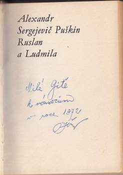 Aleksandr Sergejevič Puškin: Ruslan a Ludmila
