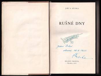 Jiří Svetozar Kupka: Rušné dny