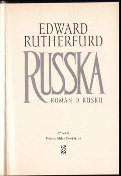 Edward Rutherfurd: Russka