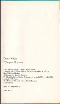 Daniel Keyes: Růže pro Algernon