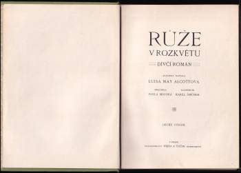 Louisa May Alcott: Růže v rozkvětu