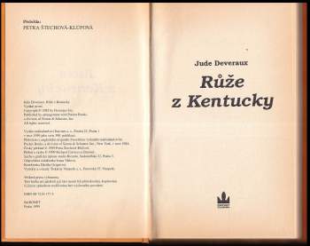 Jude Deveraux: Růže z Kentucky