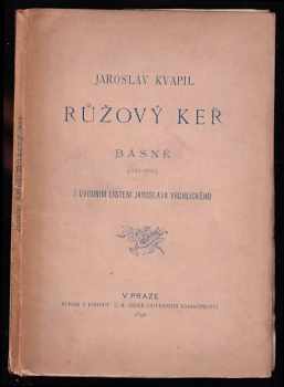 Růžový keř : básně (1888-1890)