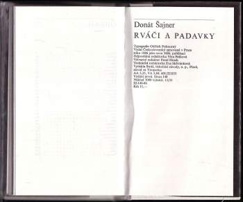 Donát Sajner: Rváči a padavky