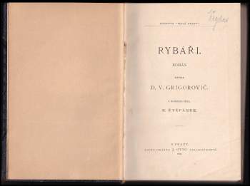 Dmitrij Vasil'jevič Grigorovič: Rybáři