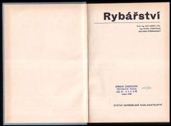 Jan Egert: Rybářství