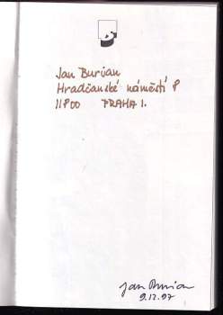 Jan Burian: Rychle než to zapomenu