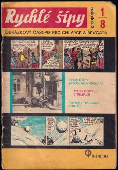 Jaroslav Foglar: Rychlé šípy - obrázkový časopis pro chlapce a děvčata - Ročník II., 1/8