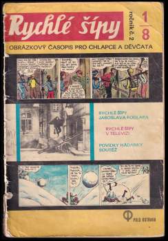 Jaroslav Foglar: Rychlé šípy - obrázkový časopis pro chlapce a děvčata - Ročník II., 1/8