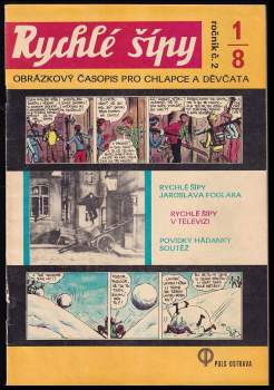 Rychlé šípy - obrázkový časopis pro chlapce a děvčata - Ročník II., 1/8