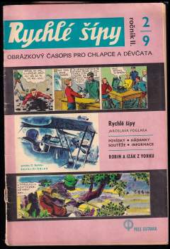 Jaroslav Foglar: Rychlé šípy - obrázkový časopis pro chlapce a děvčata - Ročník II., 2/9