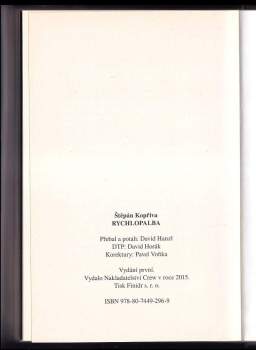 Štěpán Kopřiva: Rychlopalba