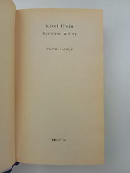 Karel Thein: Rychlost a slzy